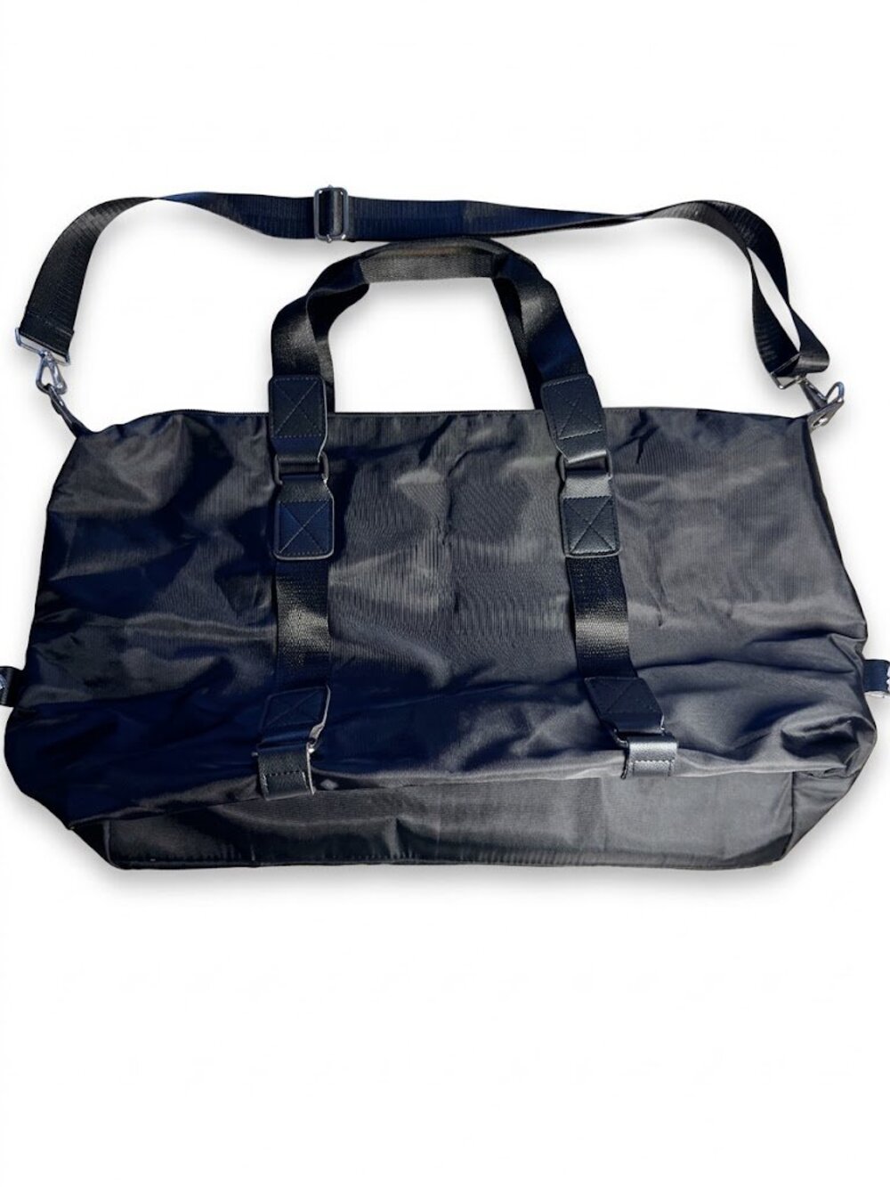 Duffel Bag Black Unisex Large Travel Weekender Gym Bag New No Brand